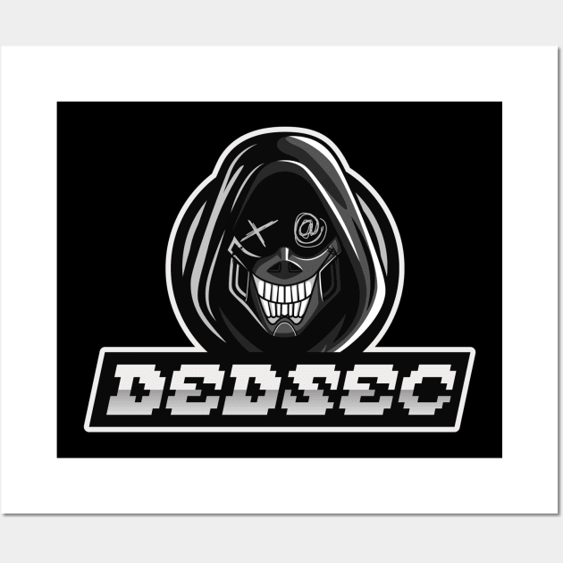 DEDSEC - HACKER - Watch Dogs Wall Art by Cyber Club Tees